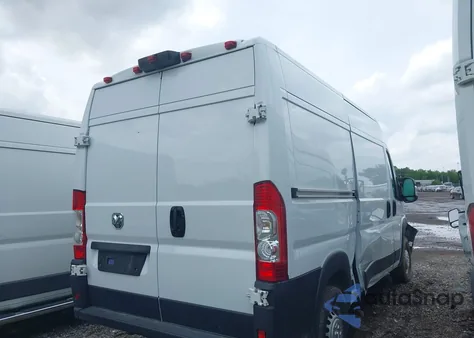 2024 Ram Promaster 2500 Tradesman High Roof 136 Wb W/Pass Seat from USA, damaged, VIN 3C6LRVCG5RE129226